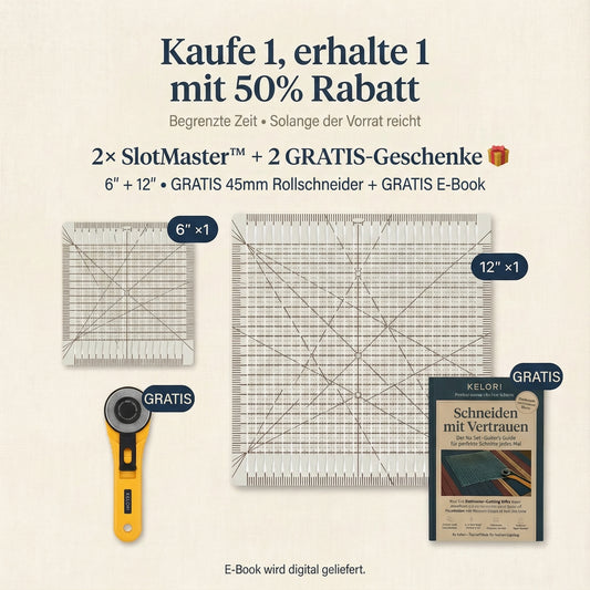 SlotMaster™ Präzisions-Quiltlineal